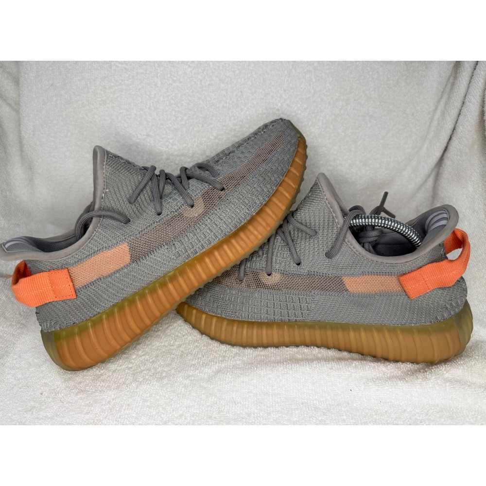 Adidas Yeezy Boost 350 V2 True Form Grey Orange EG7492 Mens Size 8.5